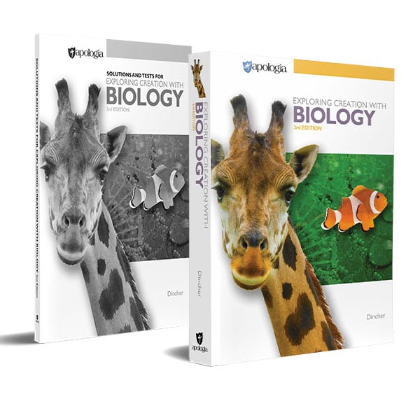 Biology 3rd Edition Basic Set from Apologia Paper tests Curriculum Express