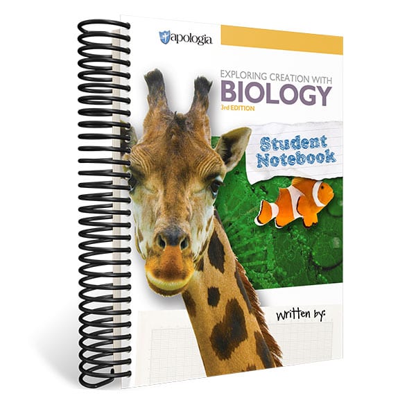 Biology 3rd Edition Student Notebook from Apologia Spiral-bound Curriculum Express