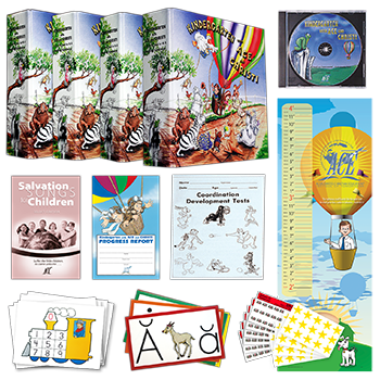 Kindergarten School Set by Accelerated Christian Education ACE Kit Curriculum Express
