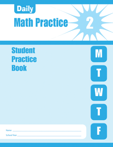 Daily Math Practice, Grade 2 Student Workbook from Evan-Moor Clearance Curriculum Express