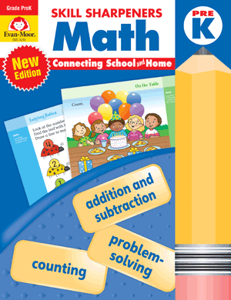 Skill Sharpeners Math Pre-K from Evan-Moor Clearance Curriculum Express
