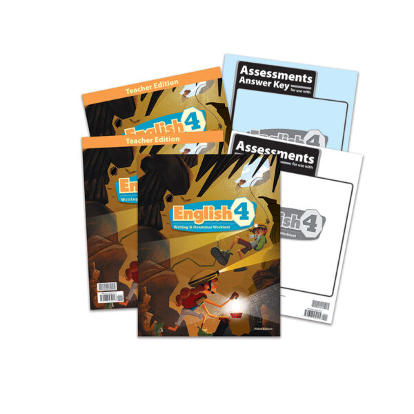 4th Grade English Textbook Kit by BJU Press Kit Curriculum Express