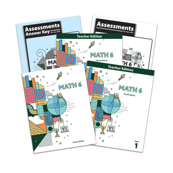 6th Grade Math Textbook Kit from BJU Press Full Year Curriculum Express