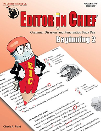 Editor in Chief Beginning 2 from Critical Thinking Company Paperback Curriculum Express